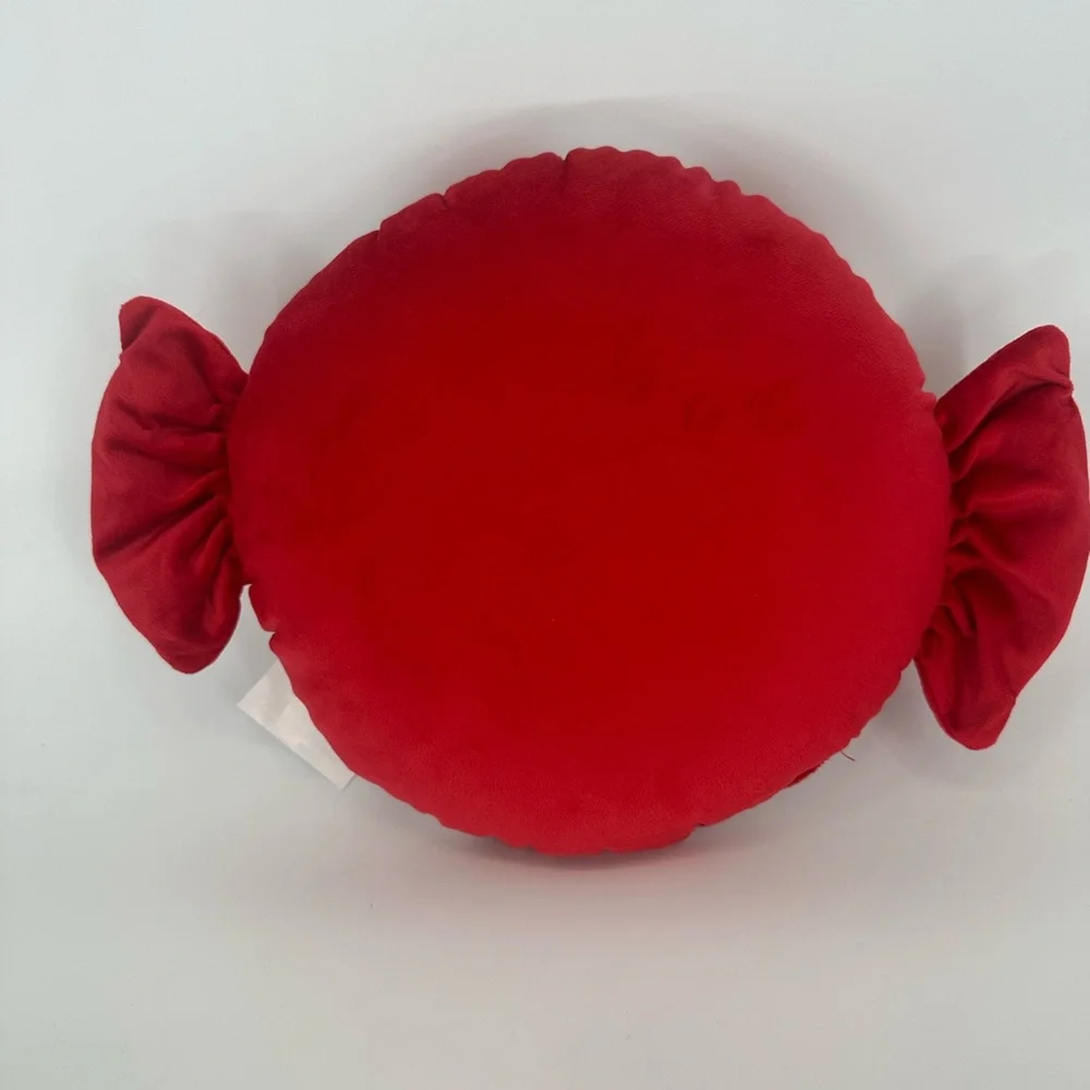 NWT Target Bullseye Playground Christmas Peppermint Candy Throw Pillow 2024 NEW
